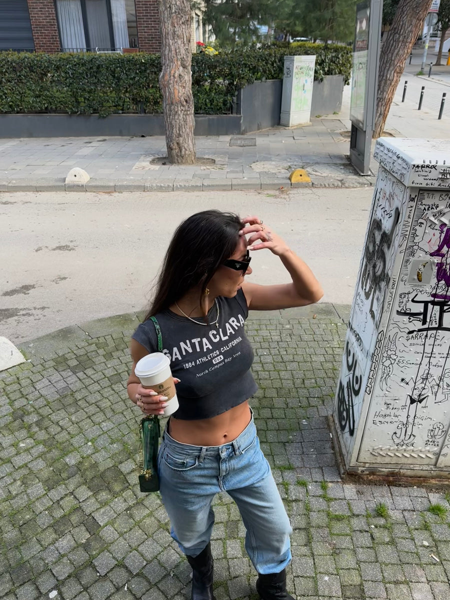 Regular Fit Yüksek Bel Düz Paça Pantolon