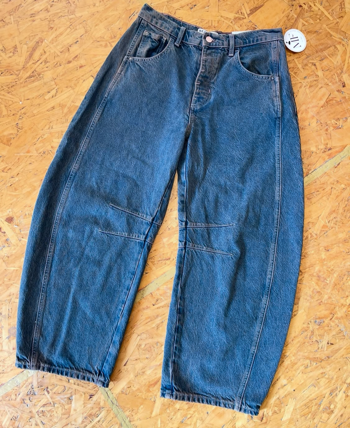 Fp Koyu Mavi Barrel Jean