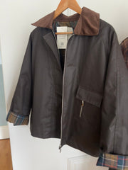 Yağlı Kısa Parka