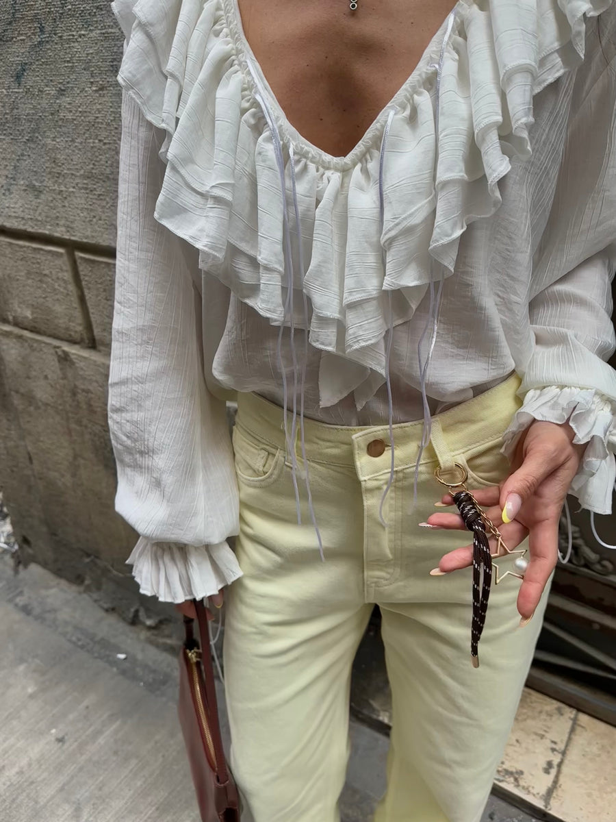 Charmlı Denim Pantolon