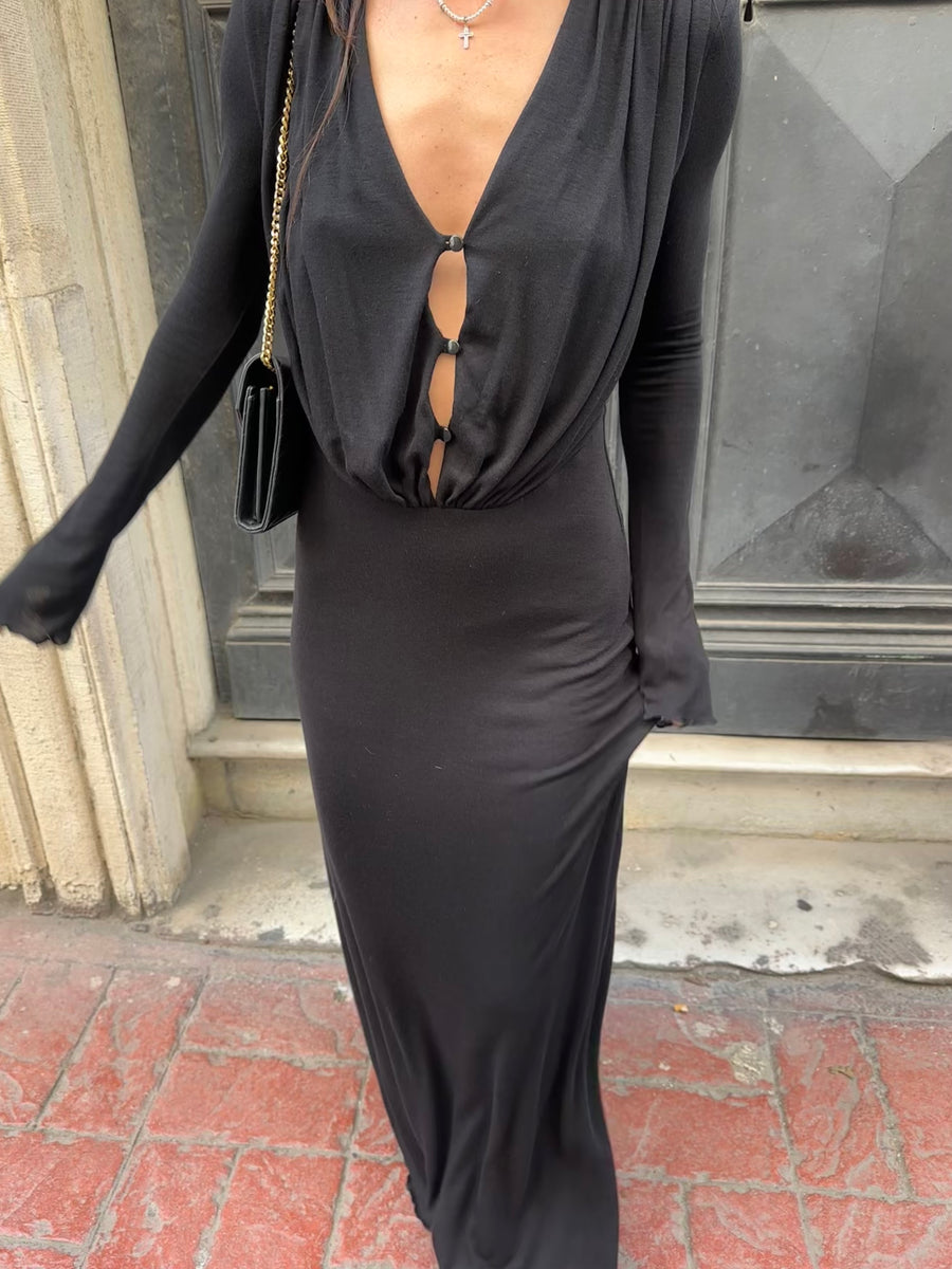 Kaşmir Dokulu Elbise