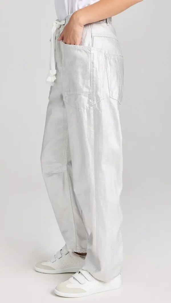 Fp Metalik Barrel Jean