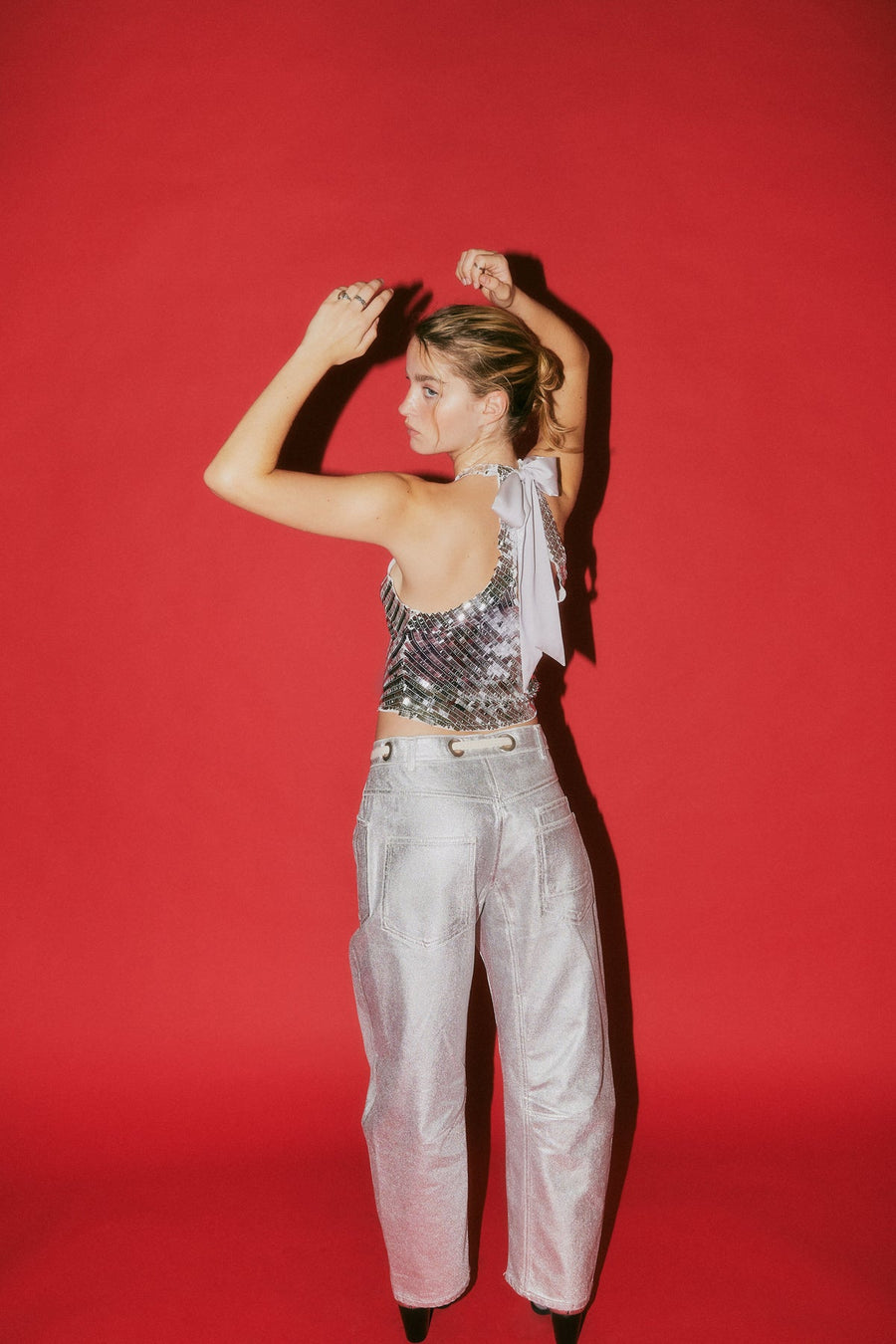 Fp Metalik Barrel Jean