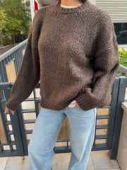 Örme Acı Kahve Kazak