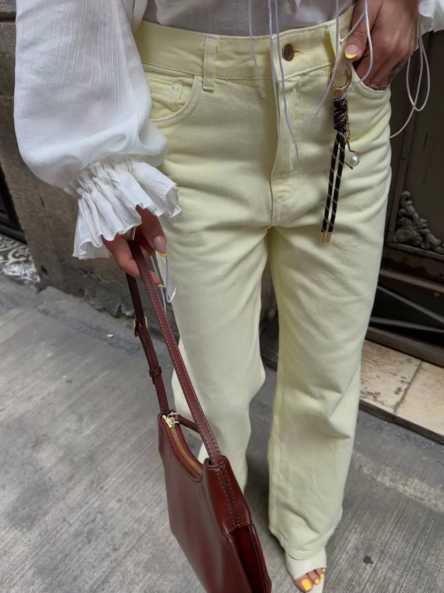 Charmlı Denim Pantolon