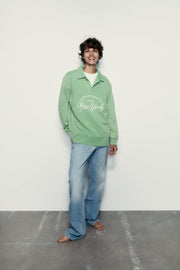 Baskılı Soluk Sweatshirt