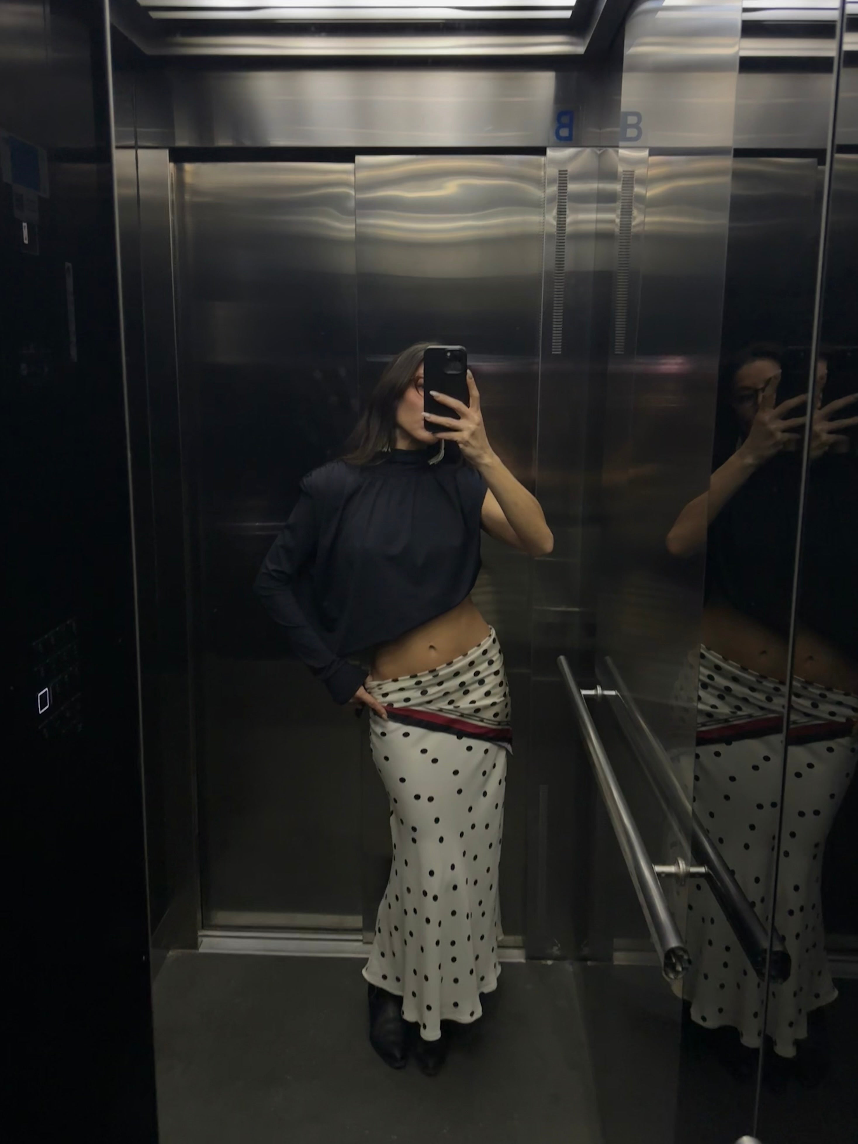 Asimetrik Vatkalı Bluz