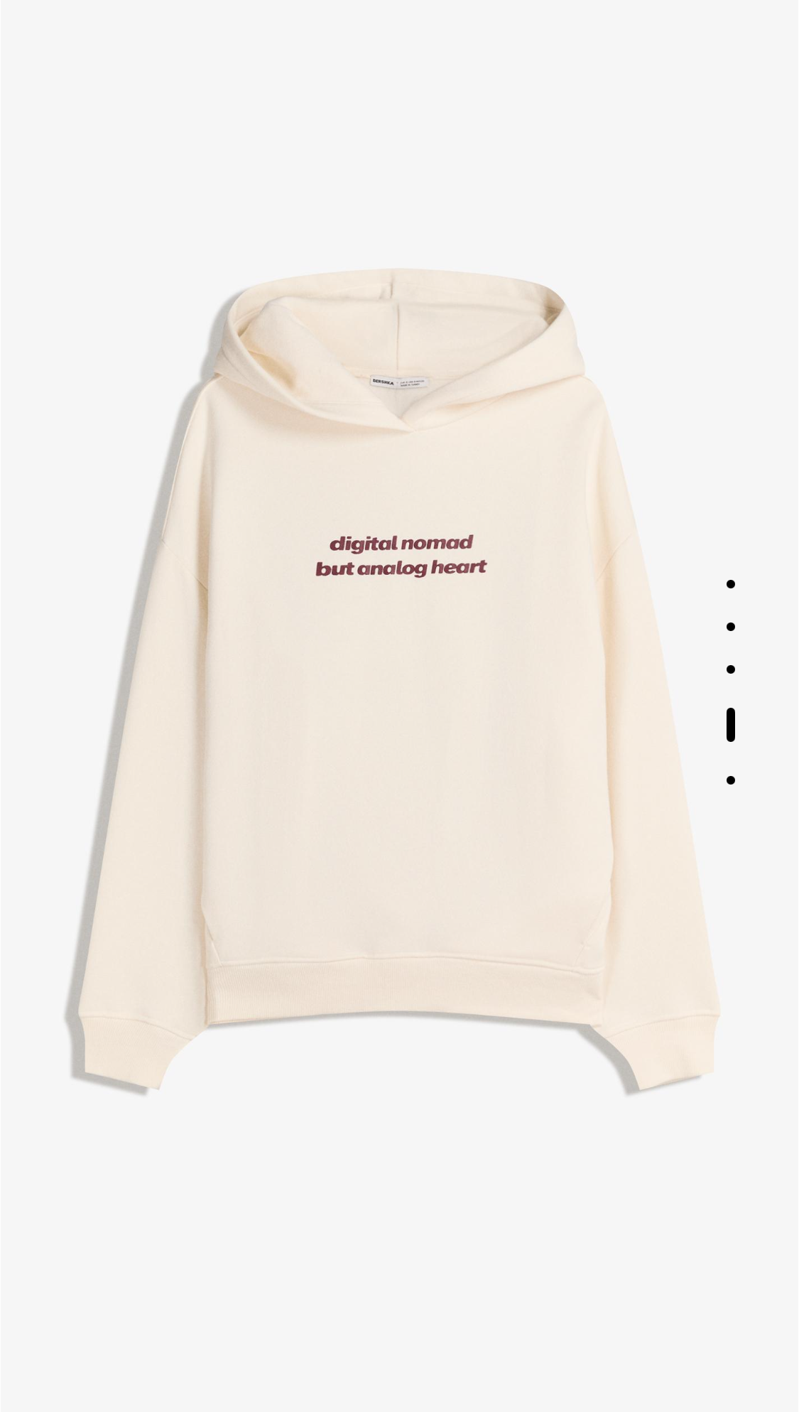 Baskılı Kapüşonlu Sweatshirt