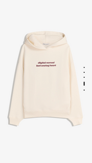 Baskılı Kapüşonlu Sweatshirt