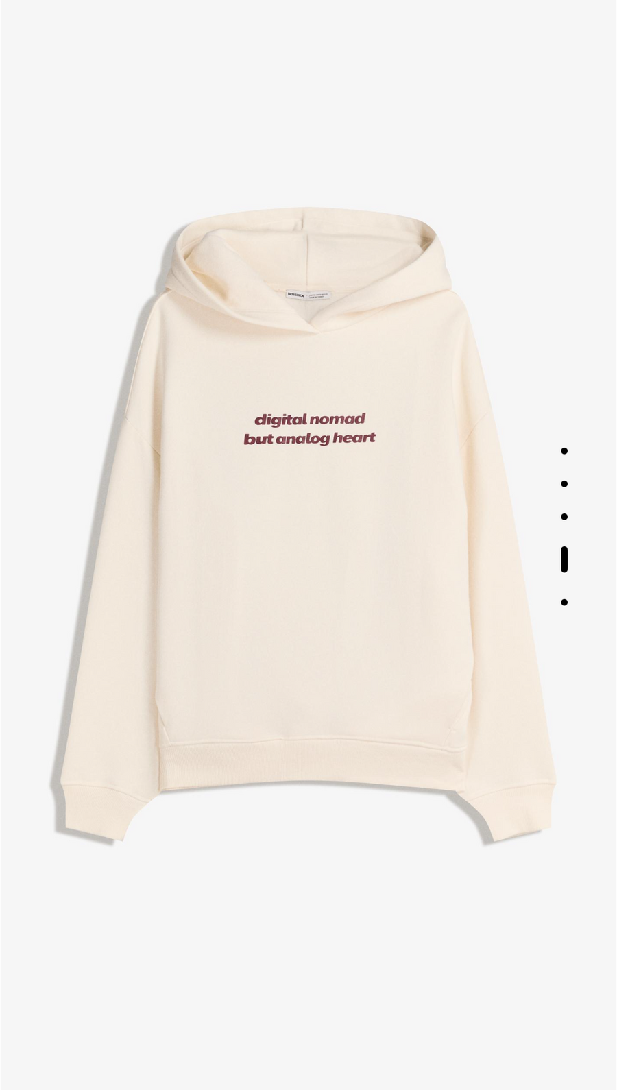 Baskılı Kapüşonlu Sweatshirt