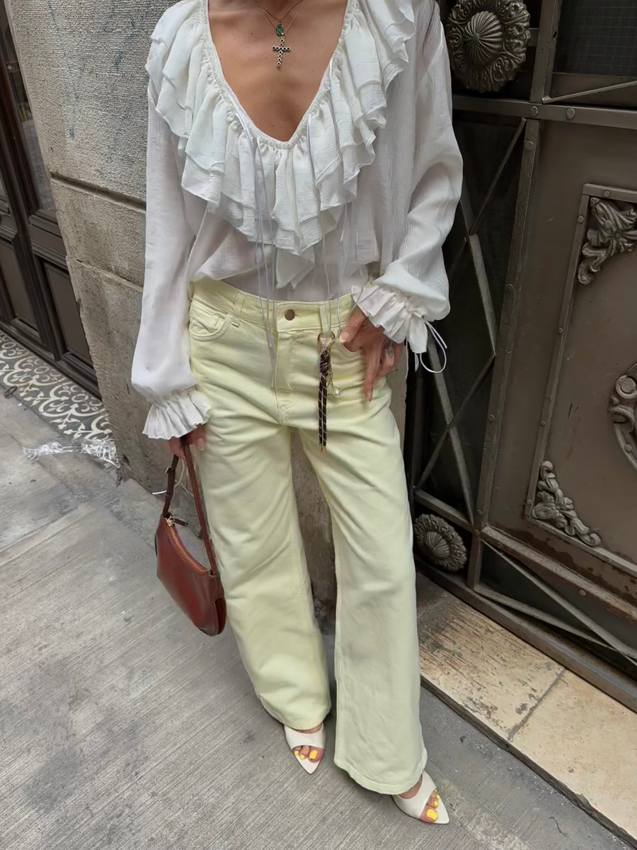 Charmlı Denim Pantolon