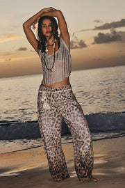 Leopar Barrel Jean
