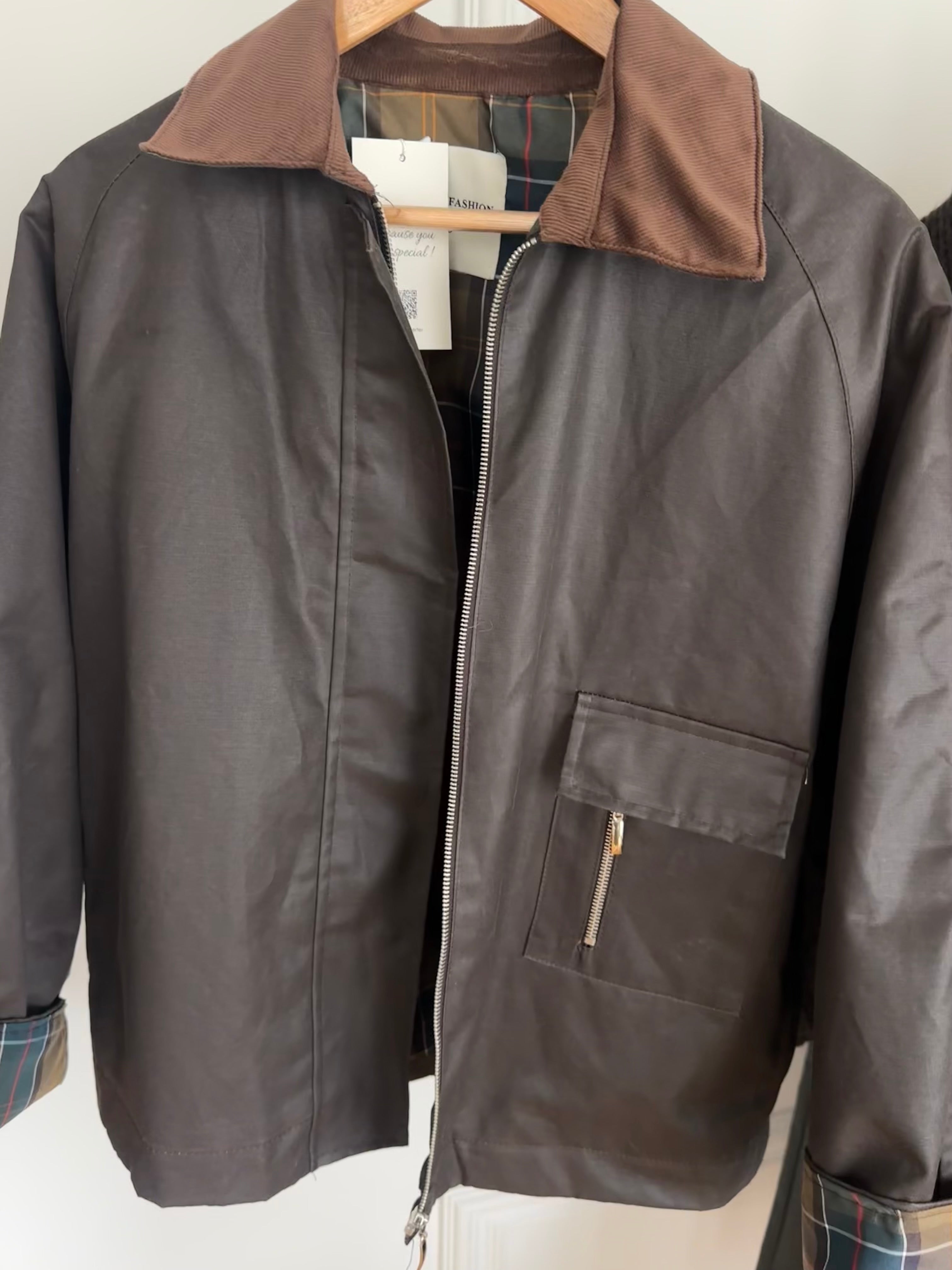 Yağlı Kısa Parka
