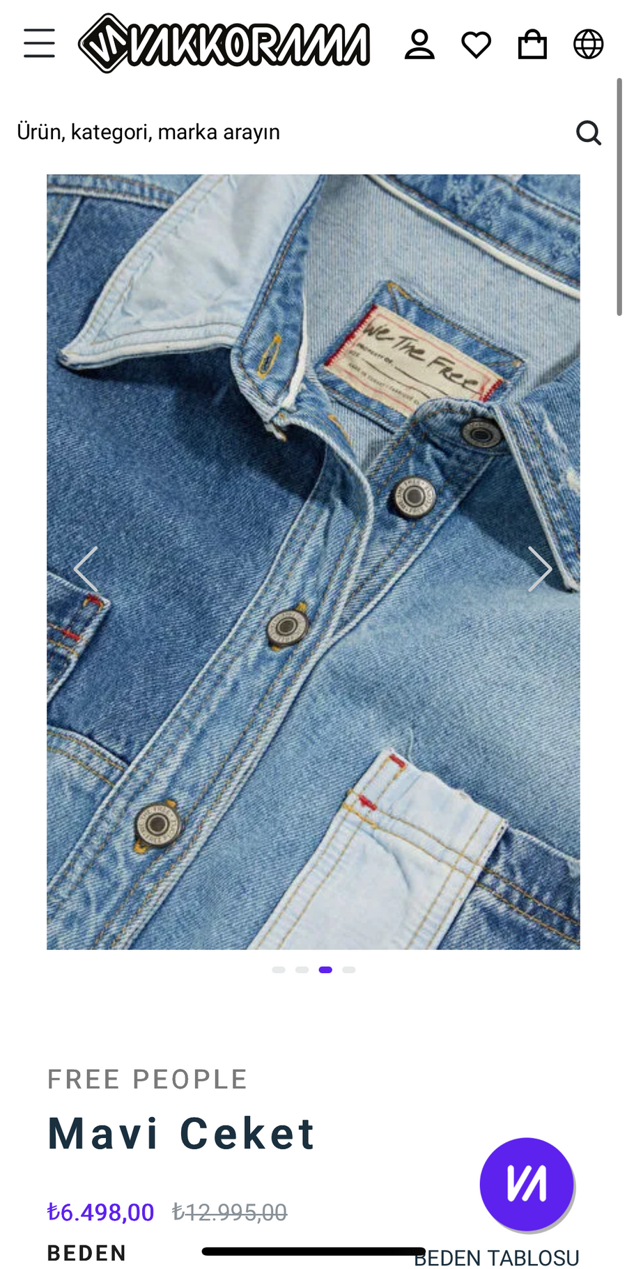 Patchwork Denim Gömlek