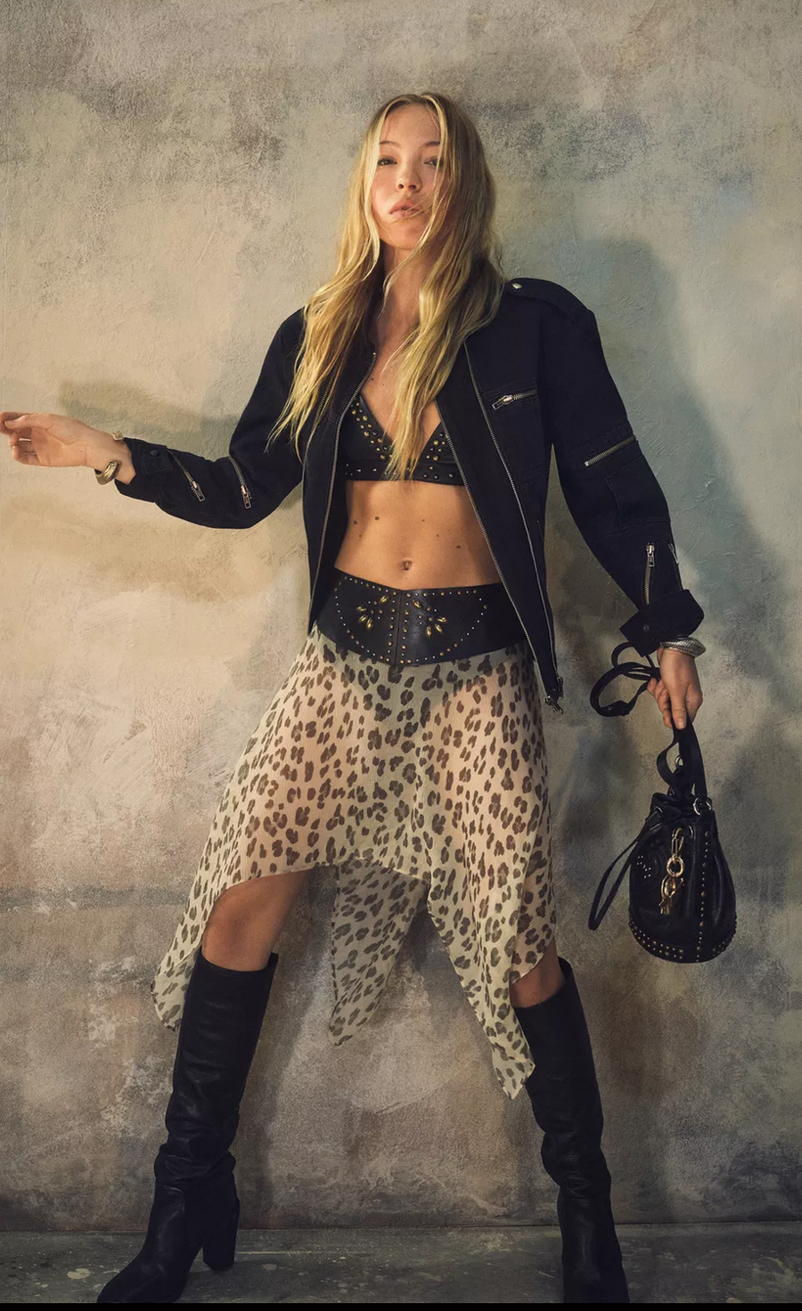 Fermuarlı Ceket Kate Moss