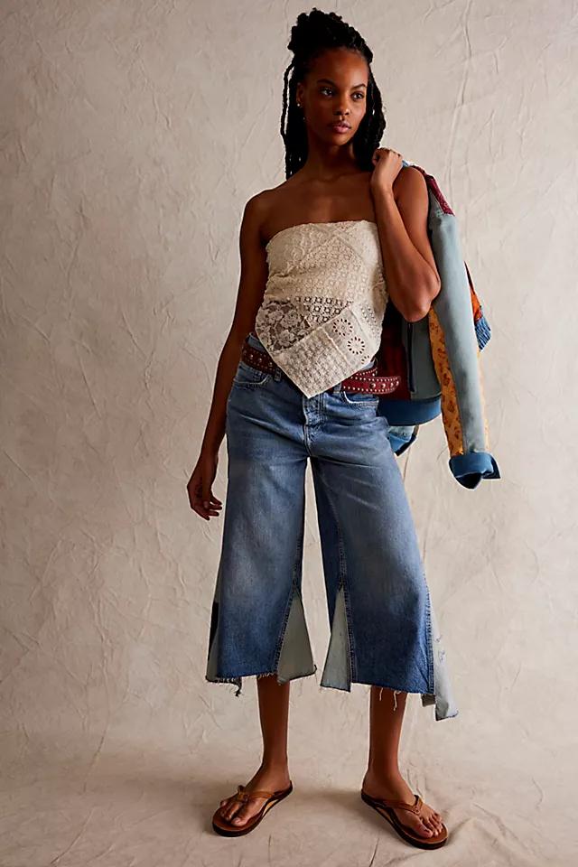 FP Parçalı Kısa Kot