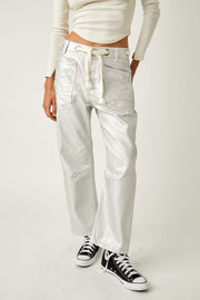 Fp Metalik Barrel Jean