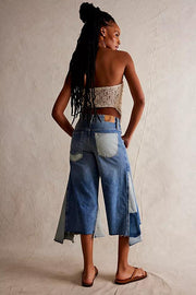 FP Parçalı Kısa Kot