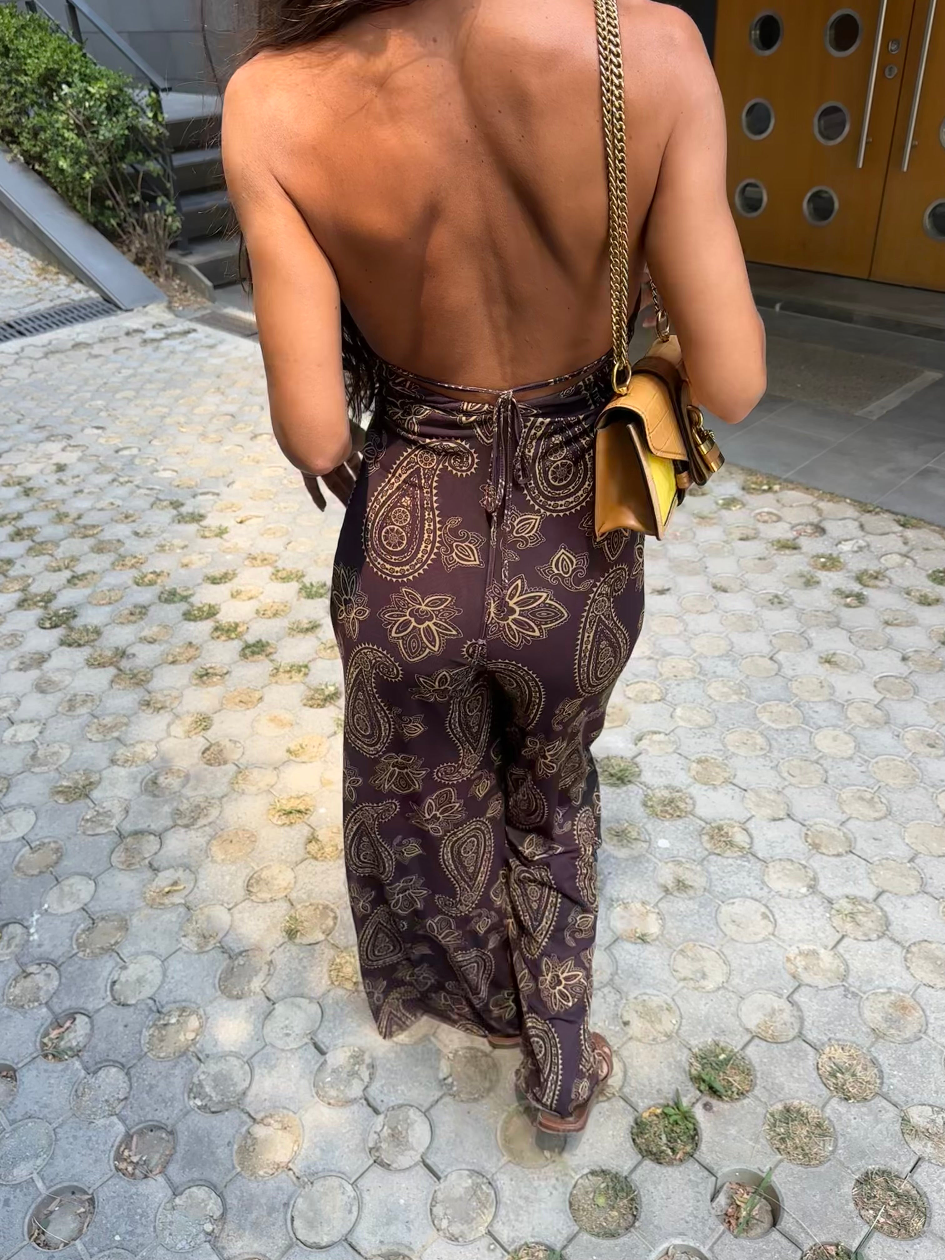 Desenli Tül Tulum