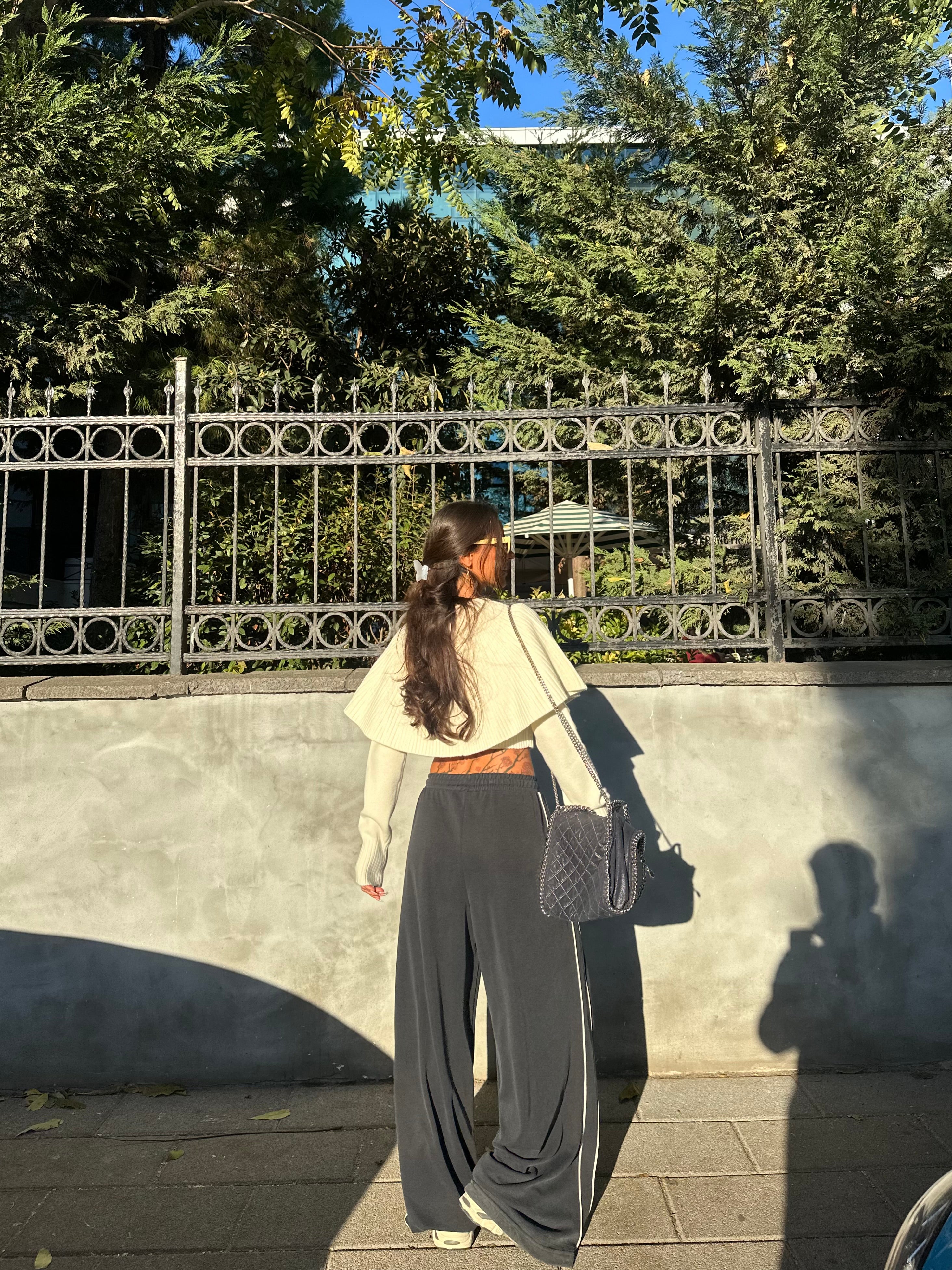 Modal Kumaş Yanları Çizgili Pantolon