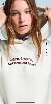 Baskılı Kapüşonlu Sweatshirt