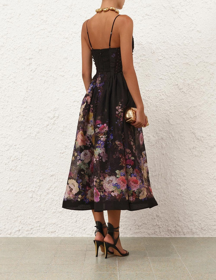 İthal Drapeli Elbise(ÖS)
