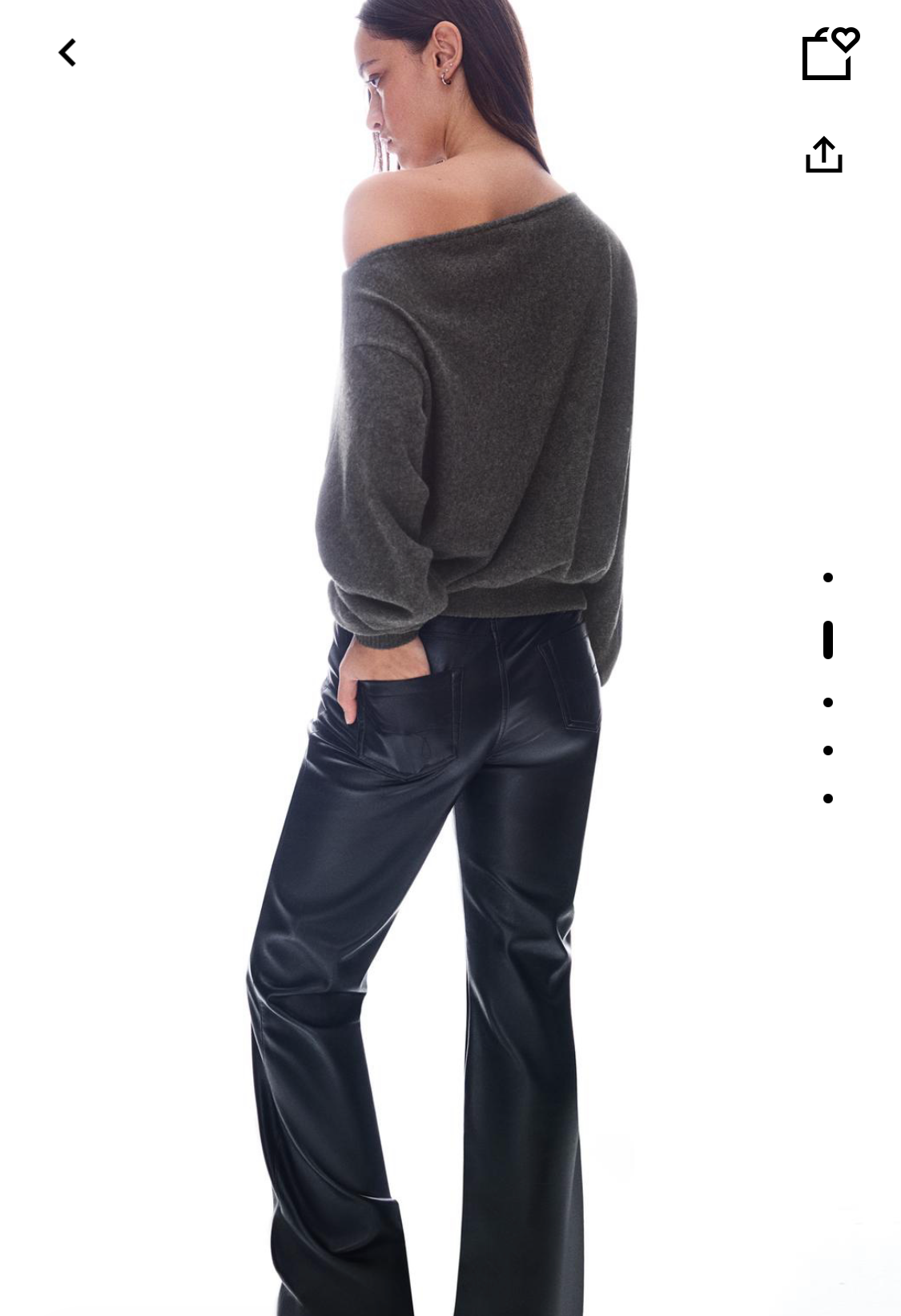 Toka Detaylı Triko Kazak