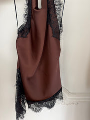 Halter Yaka Dantel Top