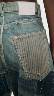 Fp Printed Relaxed Jean