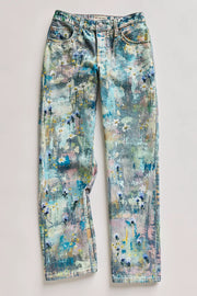 Fp Düşük Bel Floral Jean