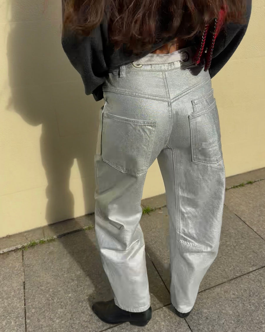 Fp Metalik Barrel Jean