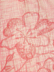 Floral Desen Kapitone Ceket