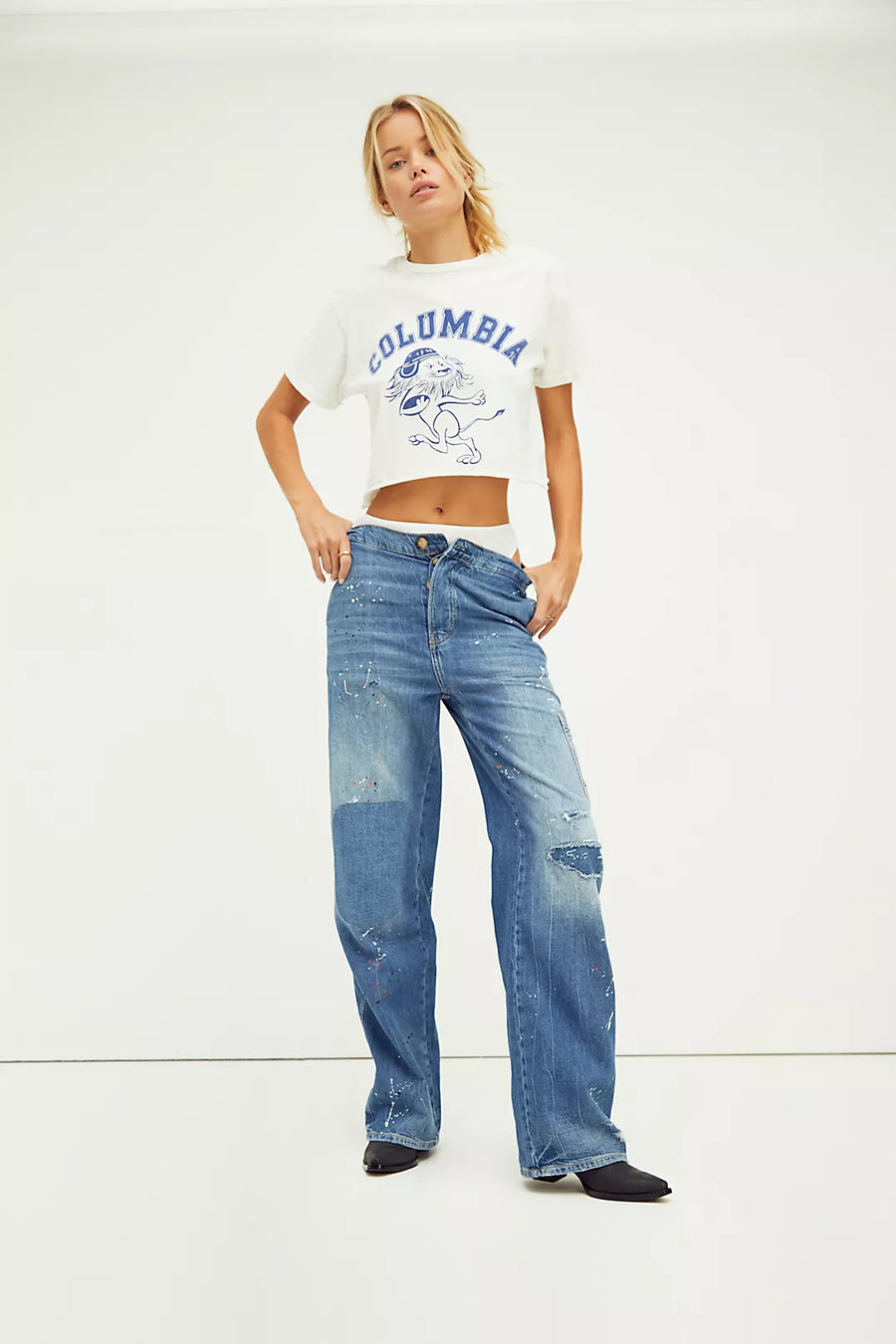Fp Wide Leg Jeans