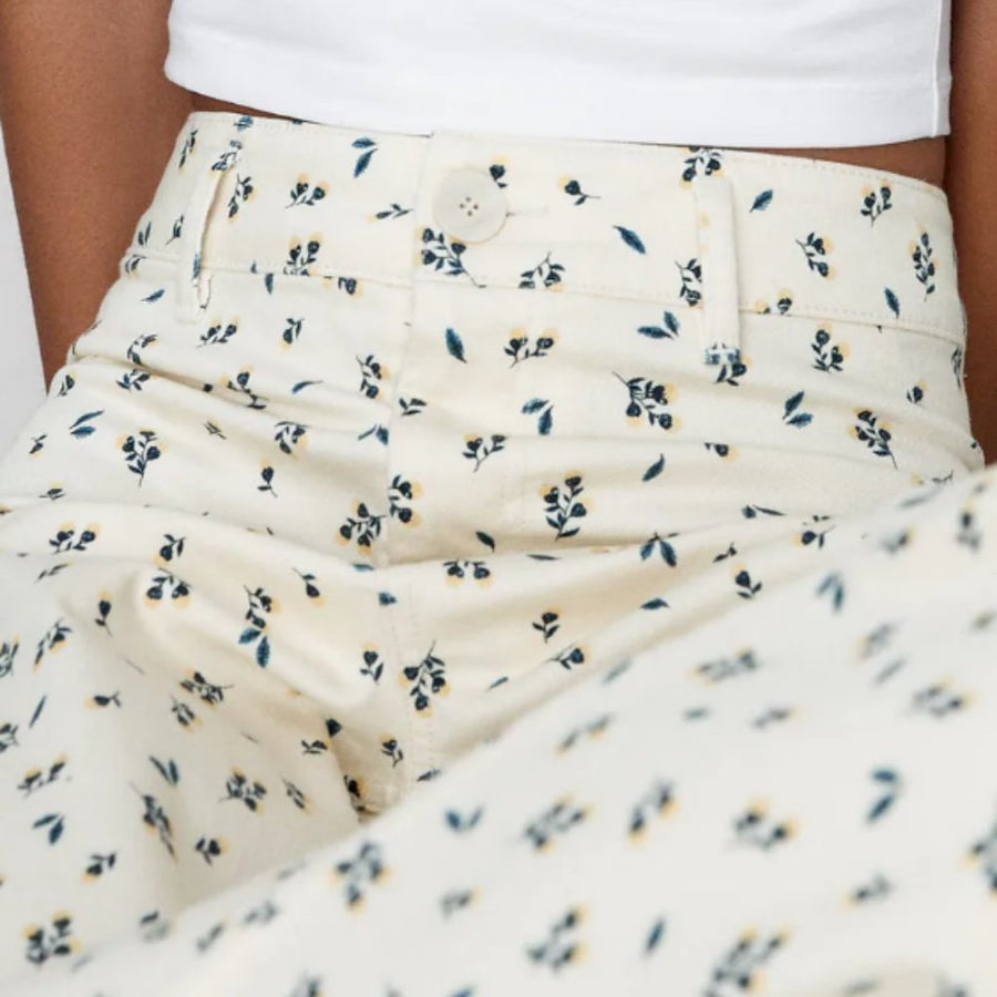 Zr Straight Floral Jean