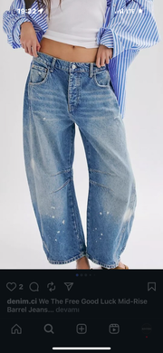 Fp Barrel Jean