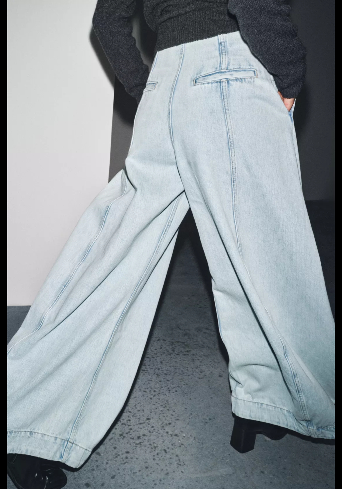 Yüksek Bel Balon Jean