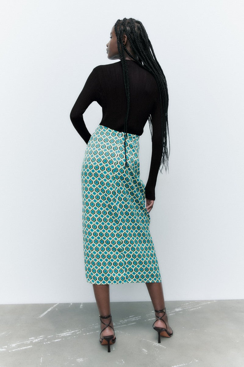 Düğümlü Saten Etek