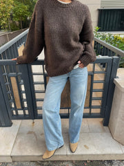 Örme Acı Kahve Kazak