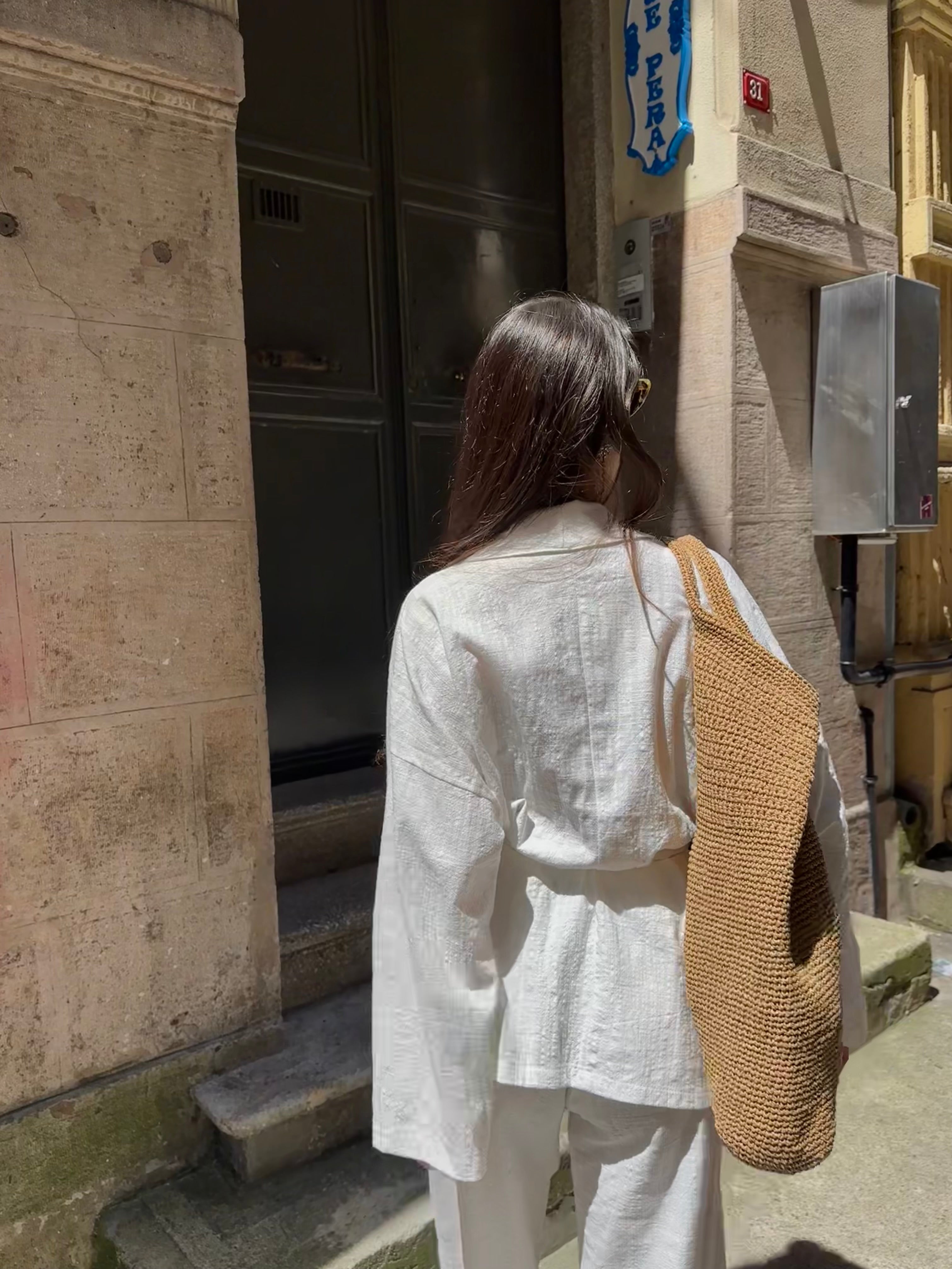 Şal Yaka Kimono/Pantolon Takım