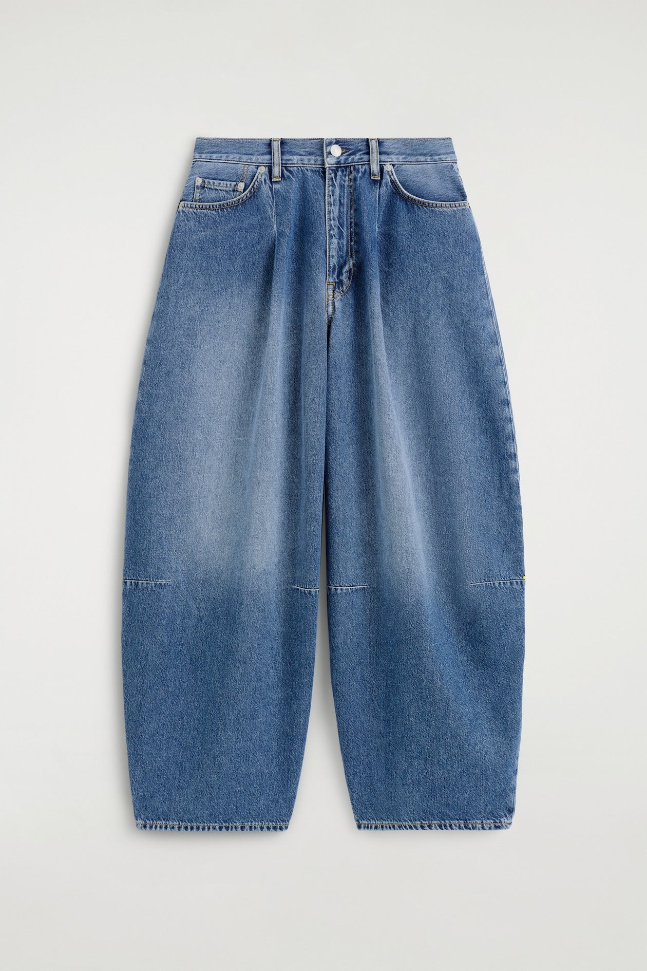 TWINE BARREL-LEG JEANS