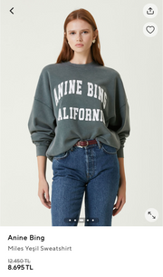 Miles Yeşil Sweatshirt