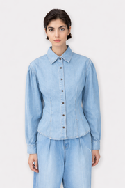 Sisley Denim %100 Pamuk Gömlek