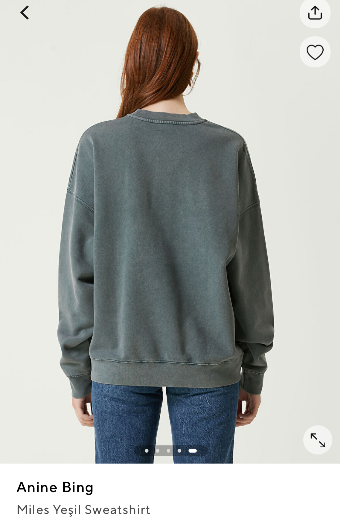 Miles Yeşil Sweatshirt