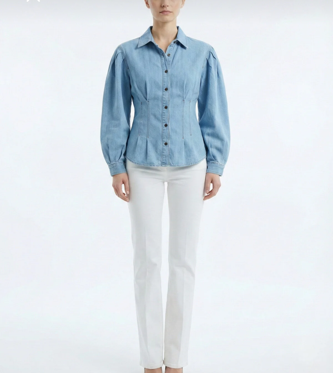Sisley Denim %100 Pamuk Gömlek