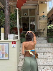 Desenli Şal Bluz