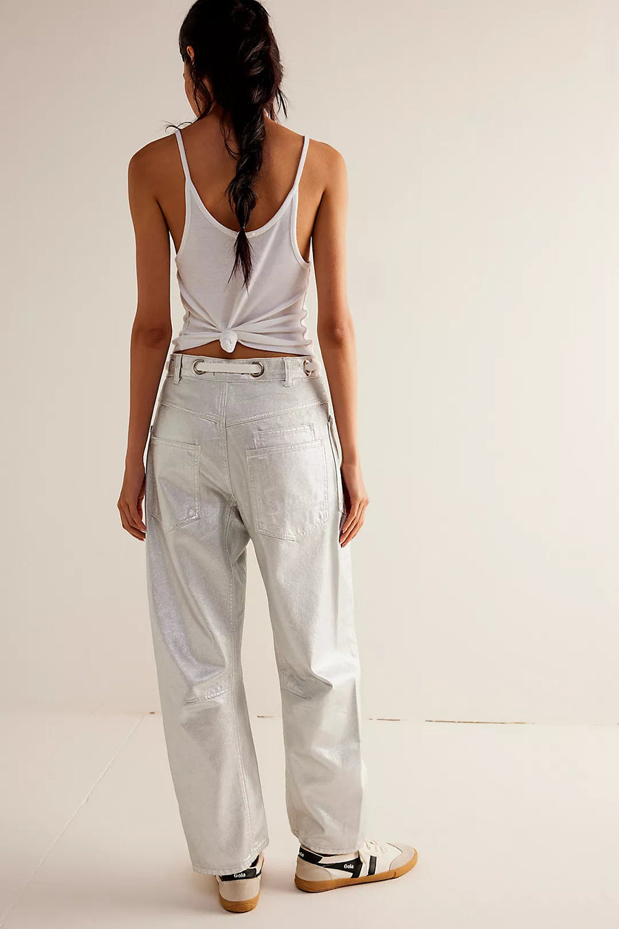 Fp Metalik Barrel Jean